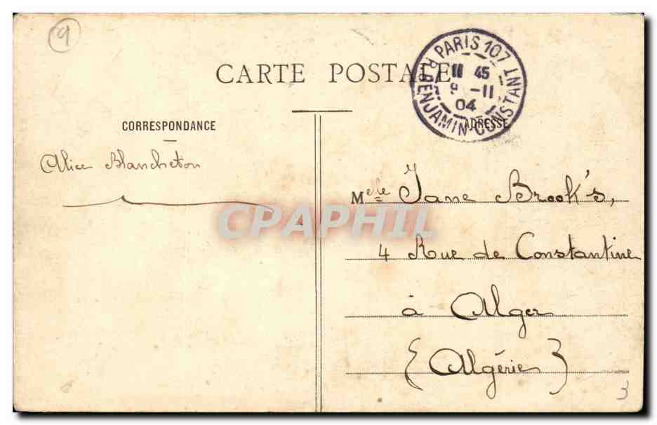 Paris - Gare St-Lazare — vue de la gare avec véhicules à cheval — éditeur Paris 164 — Reverso