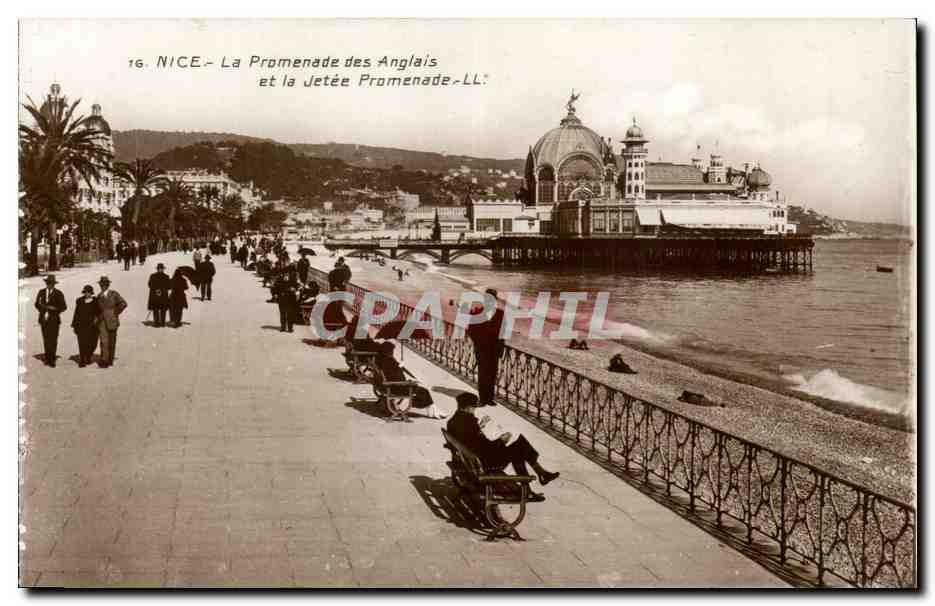 Nice - Le Promenade des Anglais et la Jetee Promenade - CPA 