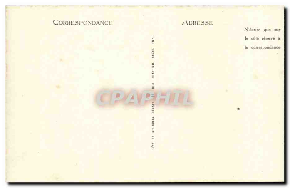 Nice - La Promenade des Anglais - CPA  — Verso