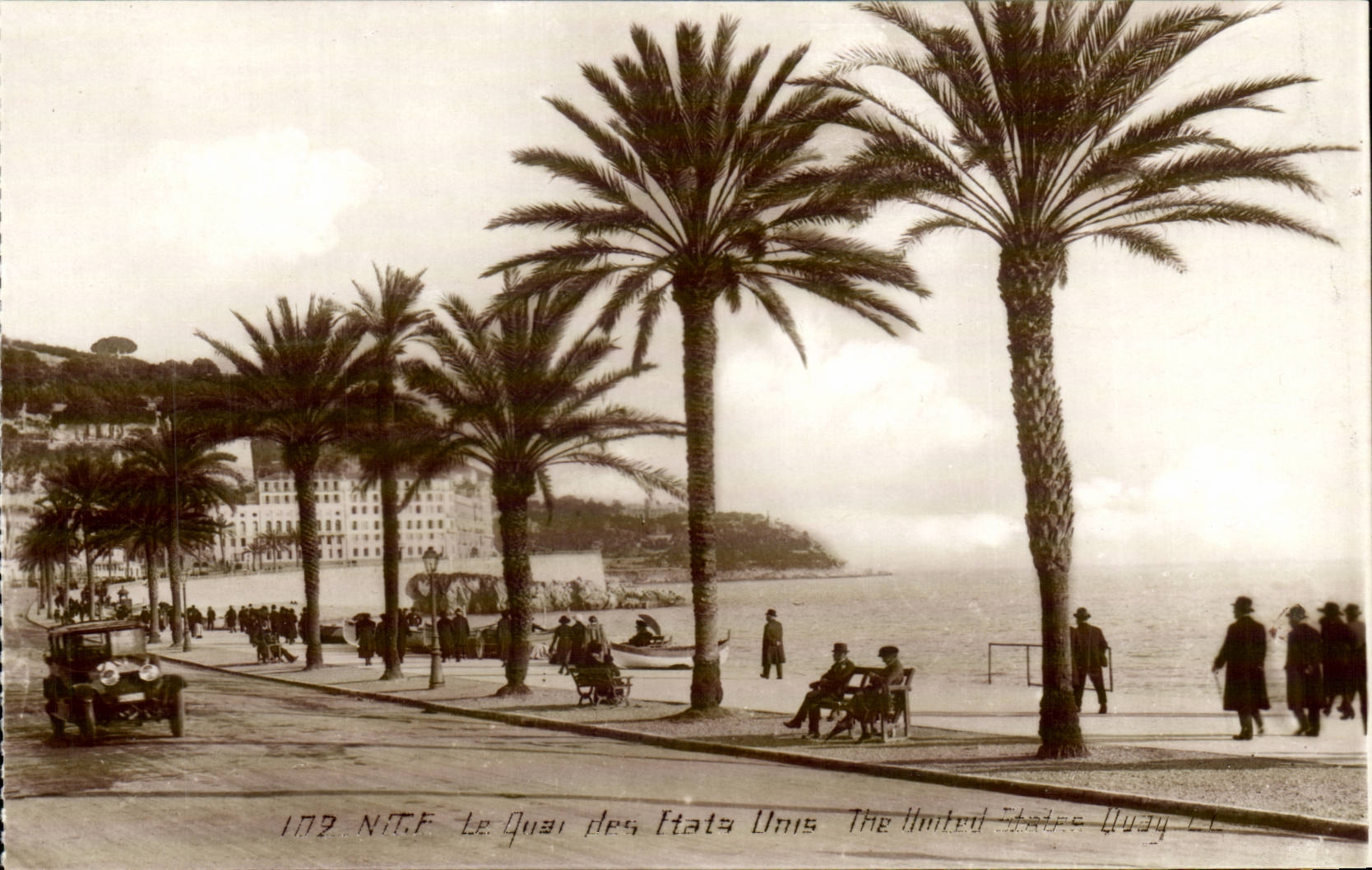 Nice - Le Quai des Etas Unis - CPA 