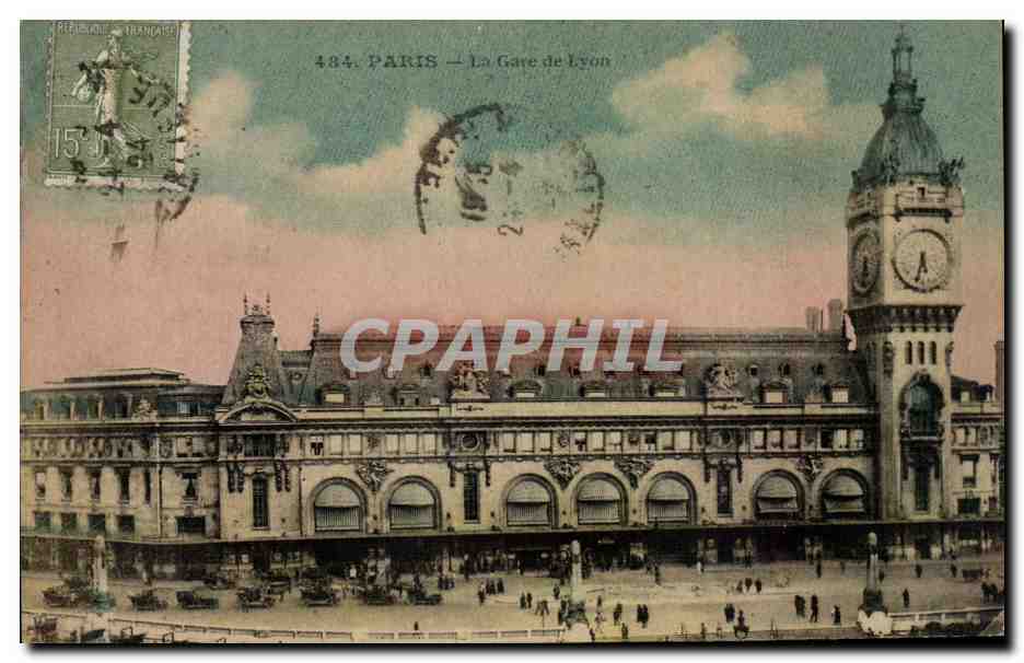 Paris - 12 - La gare du Lyon - CPA 