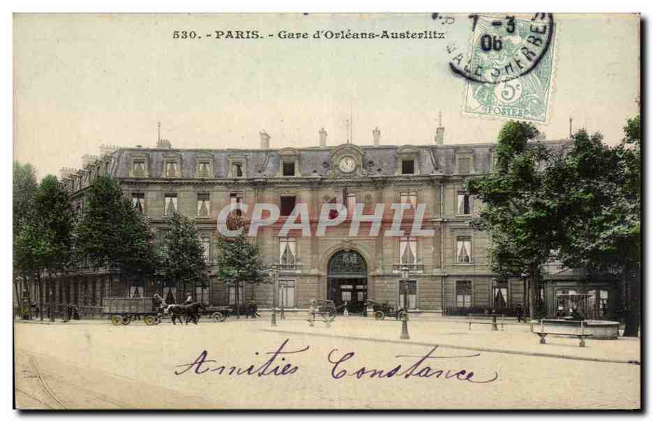 Paris - 13 - Gare d'Orleans - Austerlitz - CPA 