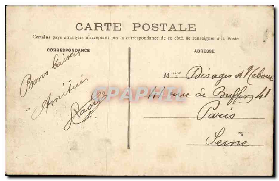Paris - Gare Saint-Lazare - Cour de Rome — Verleger CPAPHIL, Nr. 2 — Rückseite