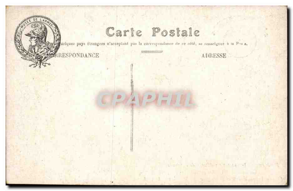 Paris - 7 - Les Invalides - Musee de l' Armee - Galerie des Uniformes - militaria - CPA  — Rückseite