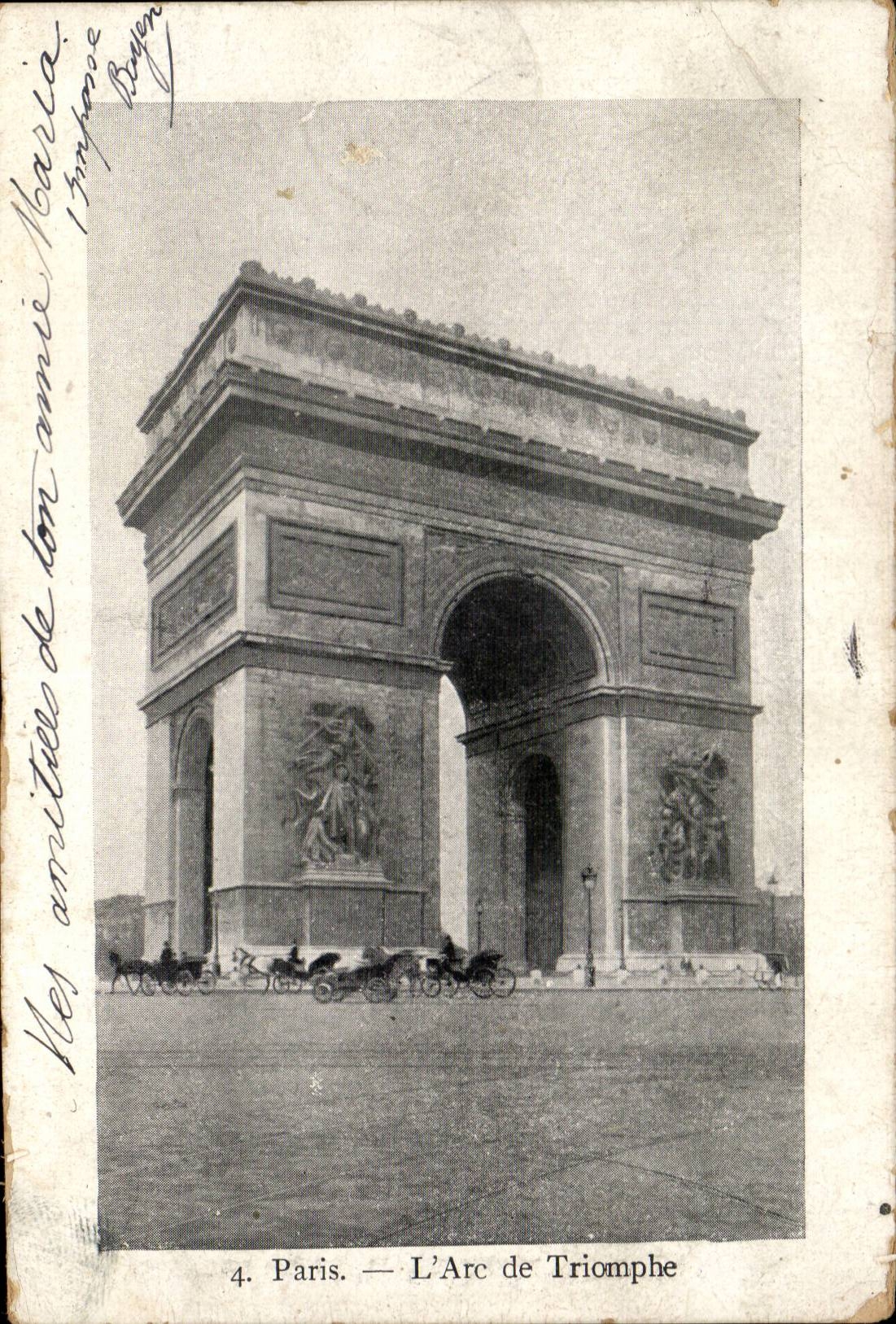 Paris - 8 - L'Arc de Triomphe - CPA 