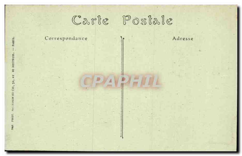 Paris - 4 - Notre Dame - Galerie Superieure - CPA  — Verso