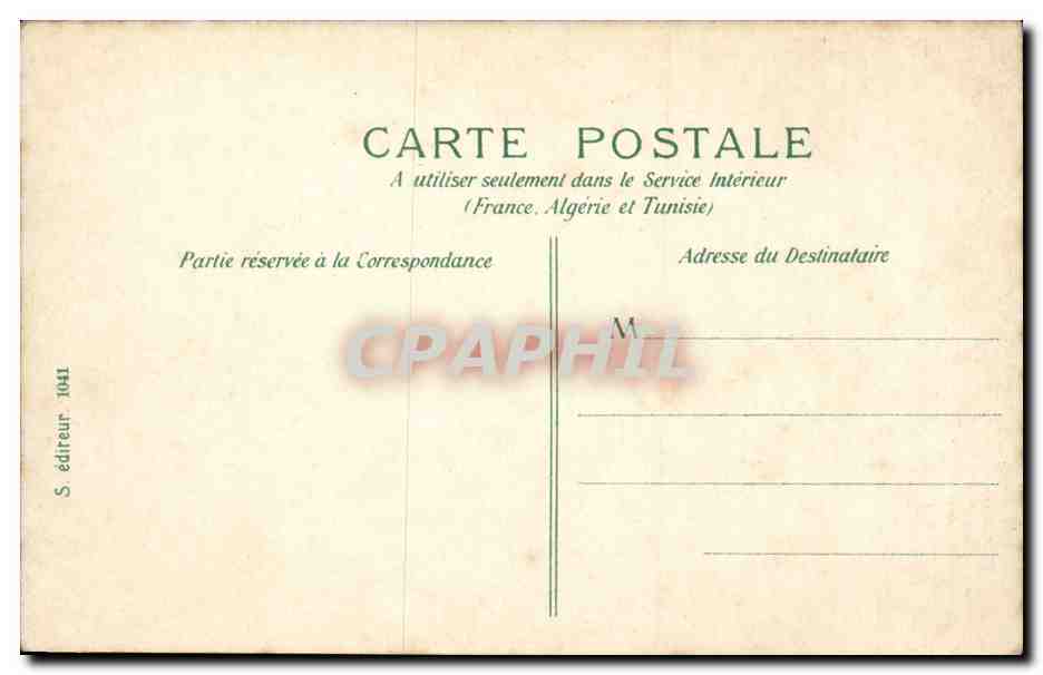 Paris - 8 - Place de la Concorde - CPA  — Rückseite