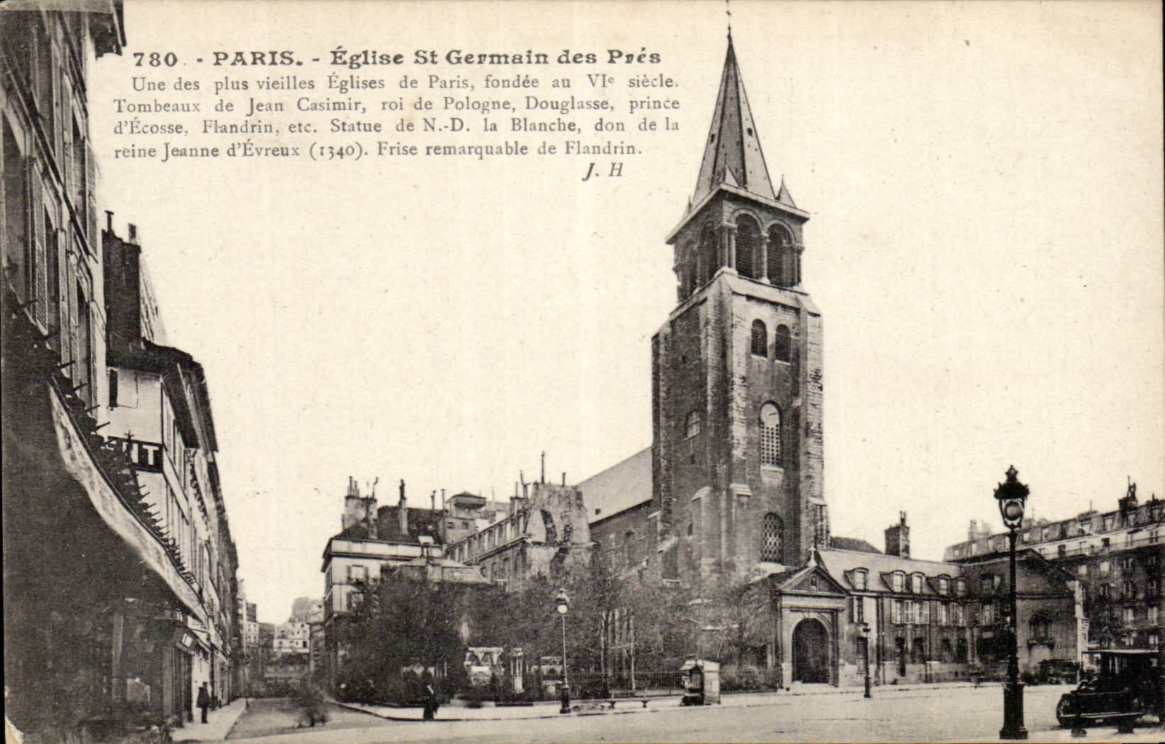 Paris - 6 - Eglise St Germain des Pres - CPA 