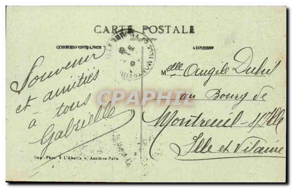 Paris - 16 - Bois de Boulogne - Bagatelle - Roses de la Malmaison - CPA  — Rückseite