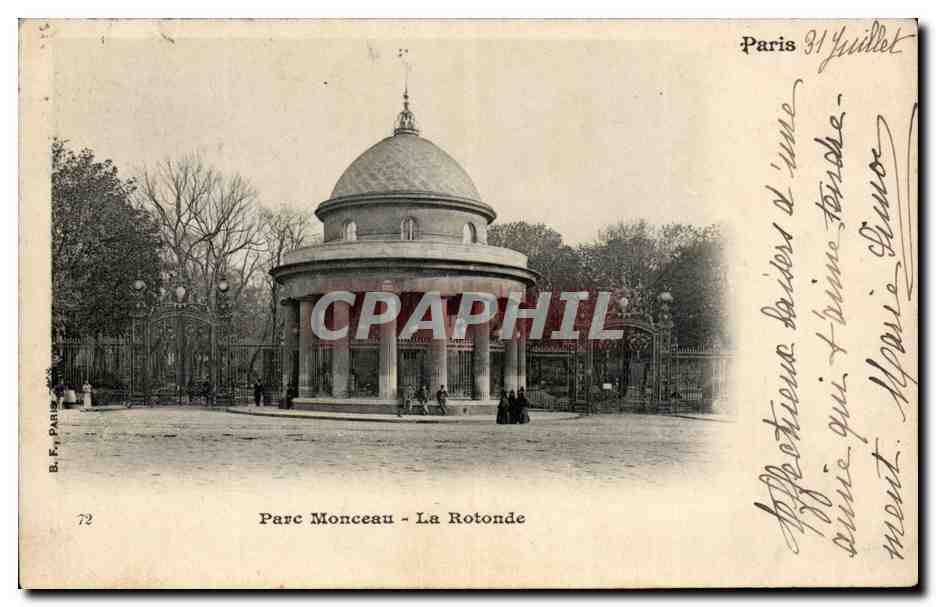 Paris - 8 - Parc Monceau - La Rotonde - CPA 