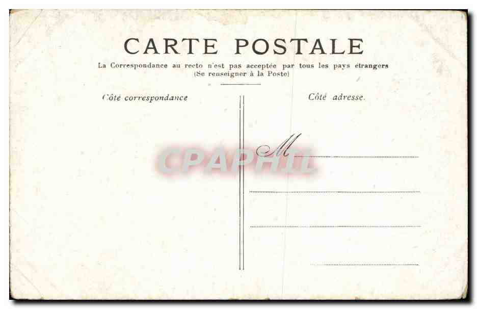 Paris - 6 - Le Palais du Luxembourg - CPA  — Rückseite