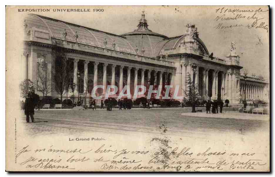 Paris - 8 - Exposition Universelle 1900 - Le Grand Palais - CPA 