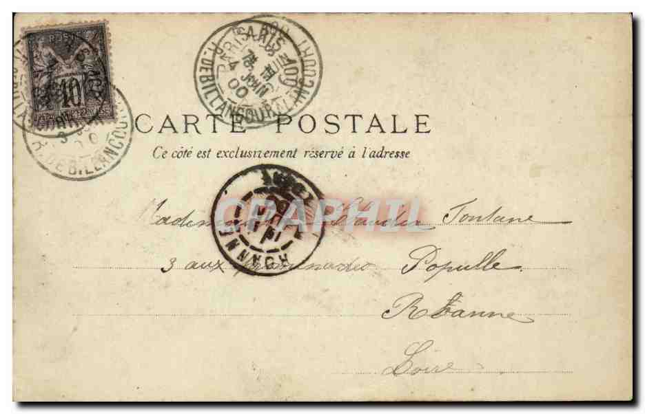 Paris - 8 - Exposition Universelle 1900 - Le Grand Palais - CPA  — Verso