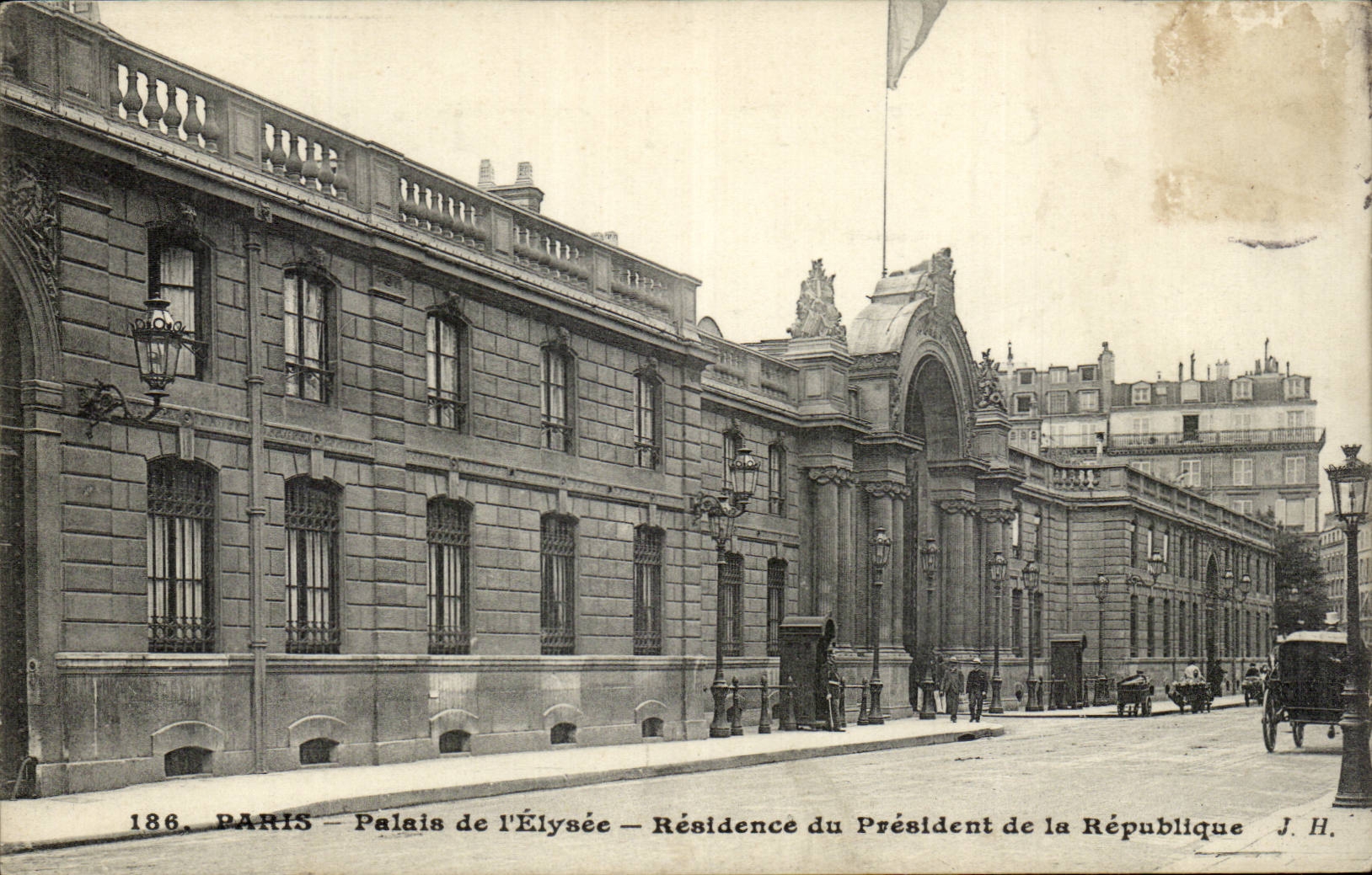 Paris - 8 - Palais de L'Elysee - Residence du President de la Republique - CPA 