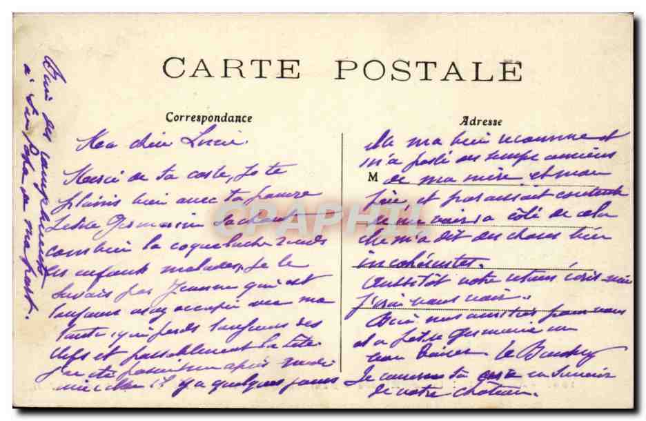 Paris - 8 - Palais de L'Elysee - Residence du President de la Republique - CPA  — Verso