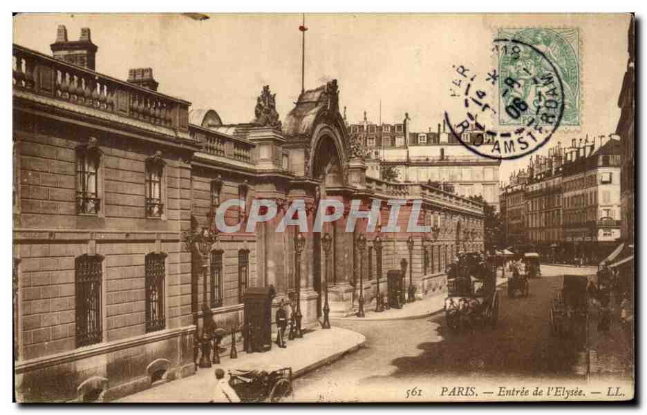 Paris - 8 - Entree de L'Elysee - CPA 