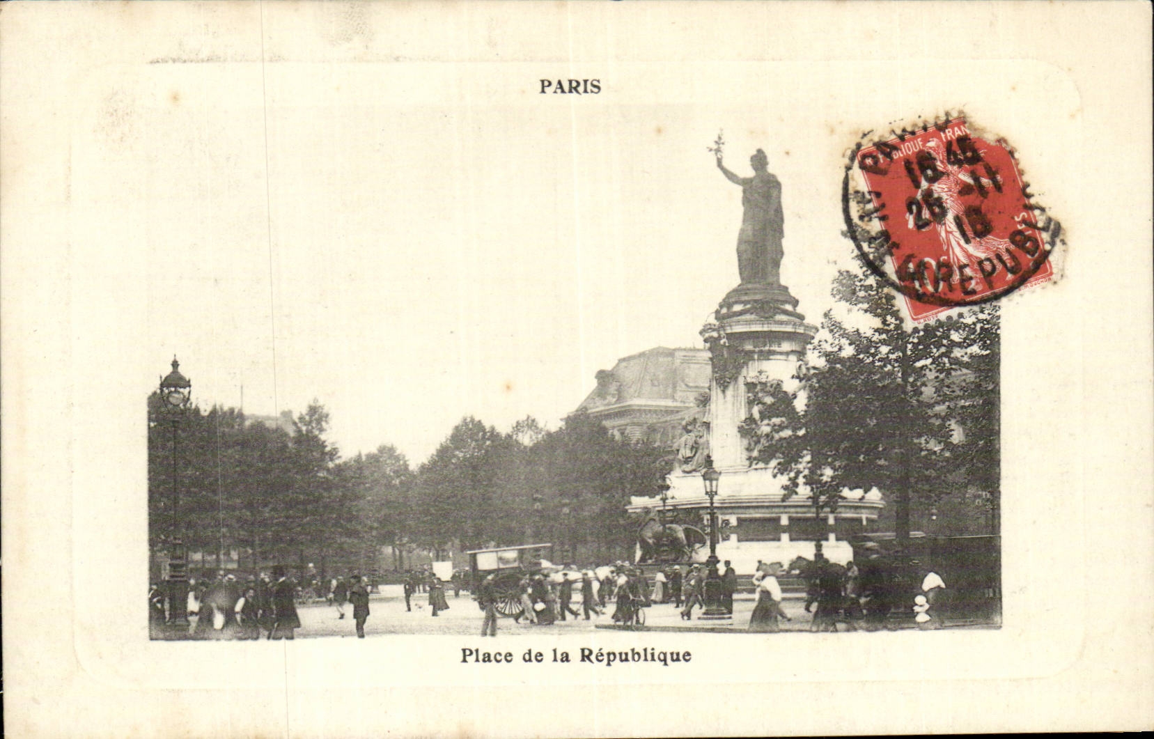 Paris - 10 - Place de la Republique - CPA 