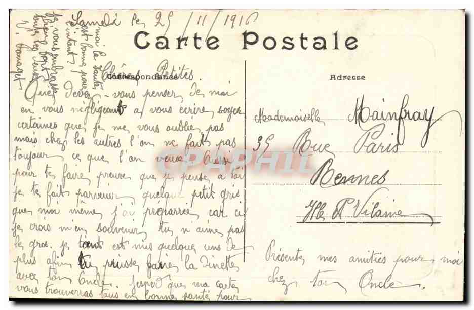 Paris - 10 - Place de la Republique - CPA  — Rückseite