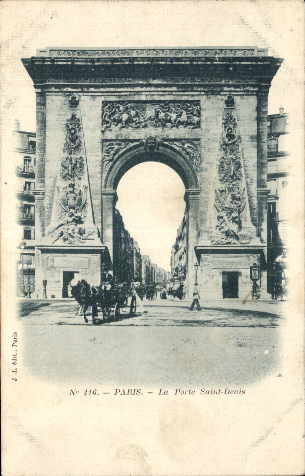 Paris - 10 - La Porte Saint Denis - CPA 