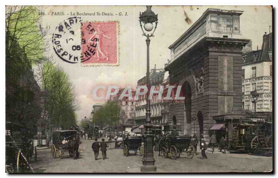 Paris - 10 - Le Boulevard St Denis - CPA 