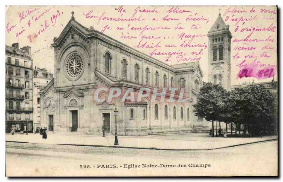 Paris - 6 - Eglise Notre Dame des Champs- CPA 