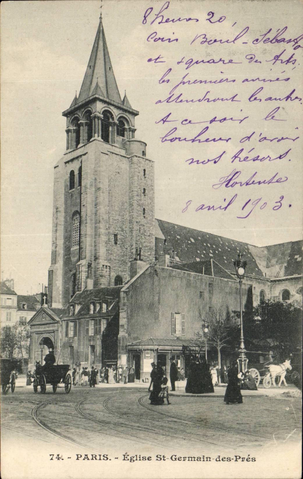 Paris - 6 - Eglise Saint Germain des Pres - CPA 