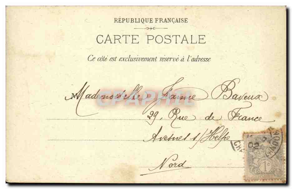 Paris - 1 - Les Arcades de la rue de Rivoli - CPA  — Rückseite