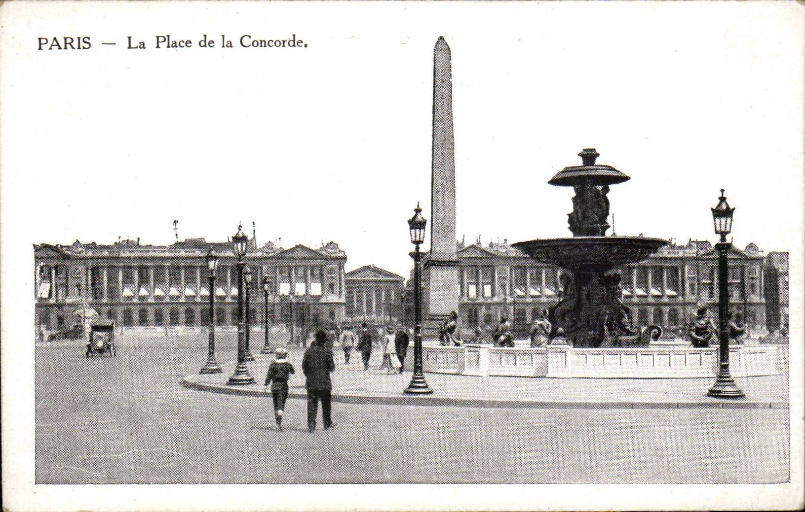 Paris - 8 - Place de la Concorde - CPA 