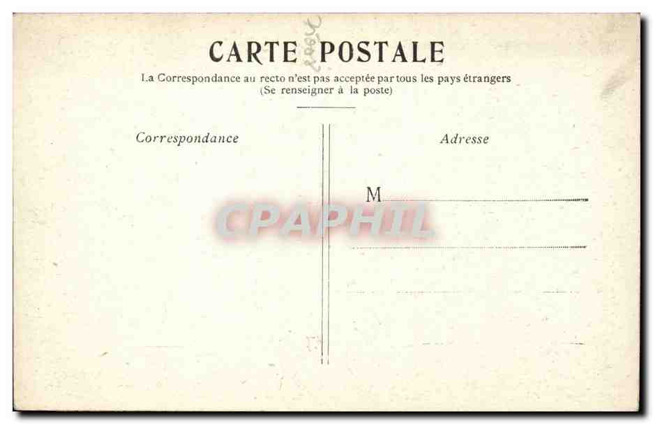 Paris - 8 - Place de la Concorde - CPA  — Verso
