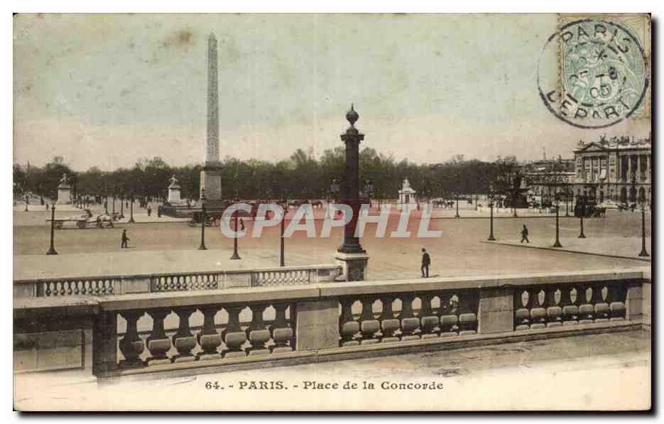 Paris - 8 - Place de la Concorde - CPA 