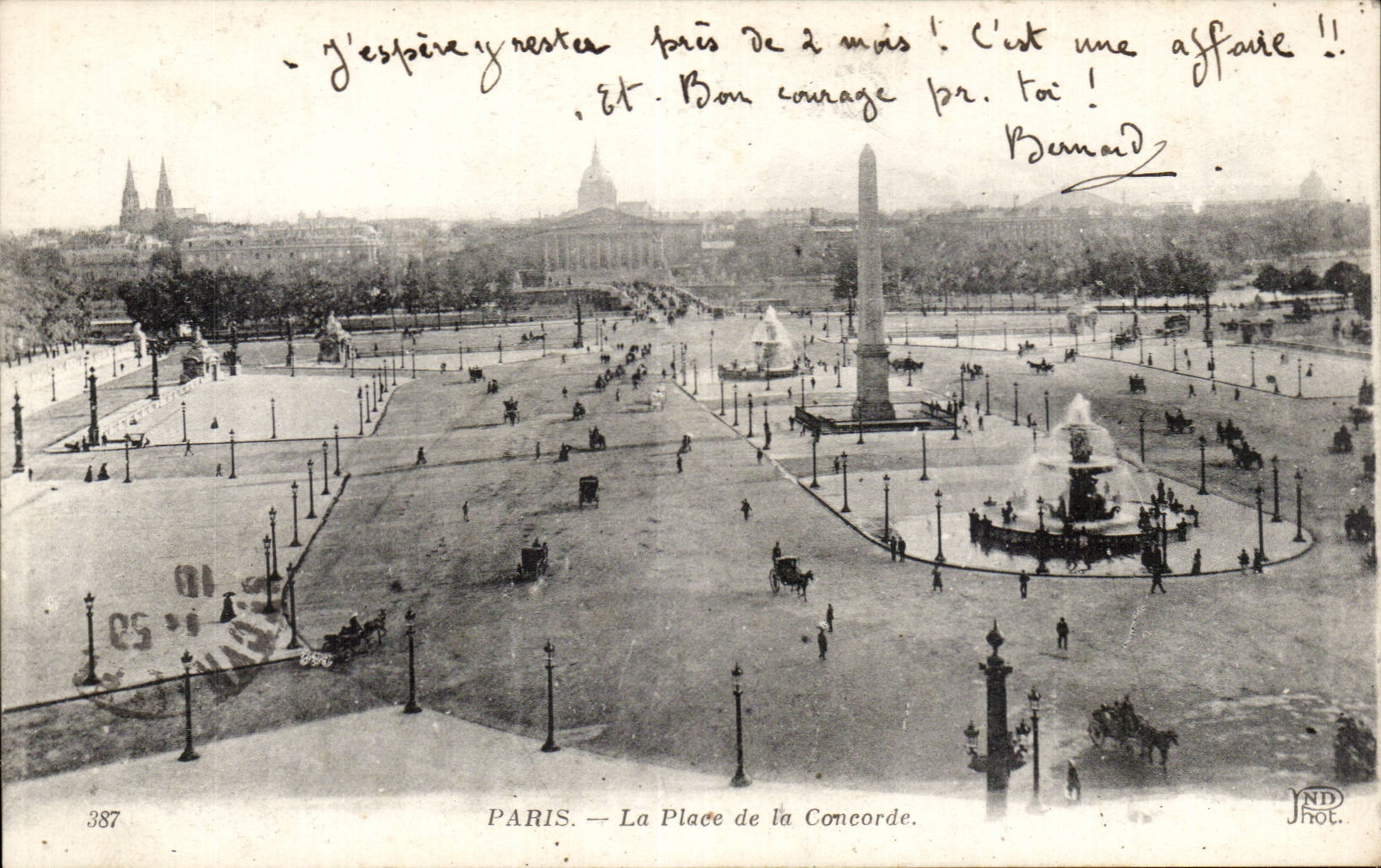 Paris - 8 - Place de la Concorde - CPA 