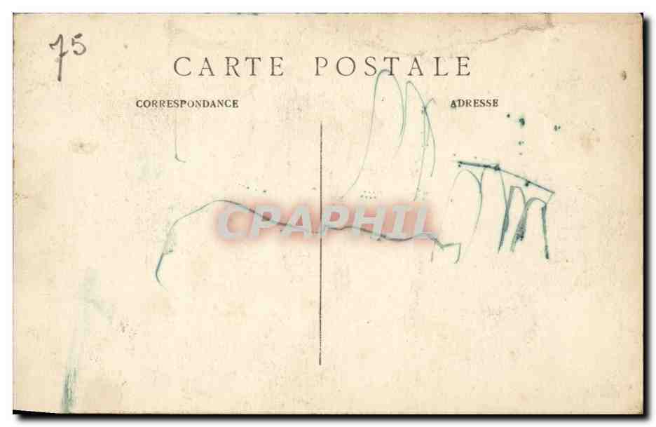Paris - 8 - Gare Saint Lazare - Cour de Rome - CPA  — Verso