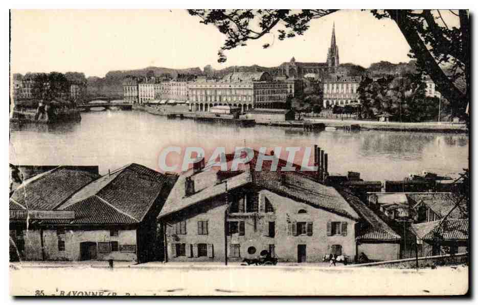 Bayonne - Vue Generale - CPA 