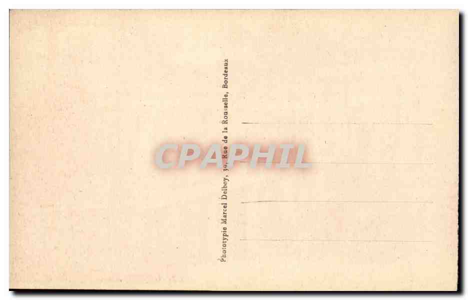 Bayonne - Place d'Armes et la Cathedrale - CPA  — Verso