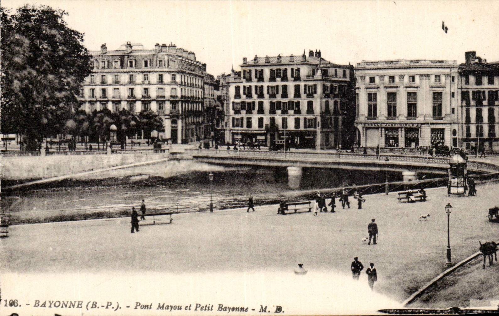Bayonne - Pont Mayou et Petite Bayonne - CPA 