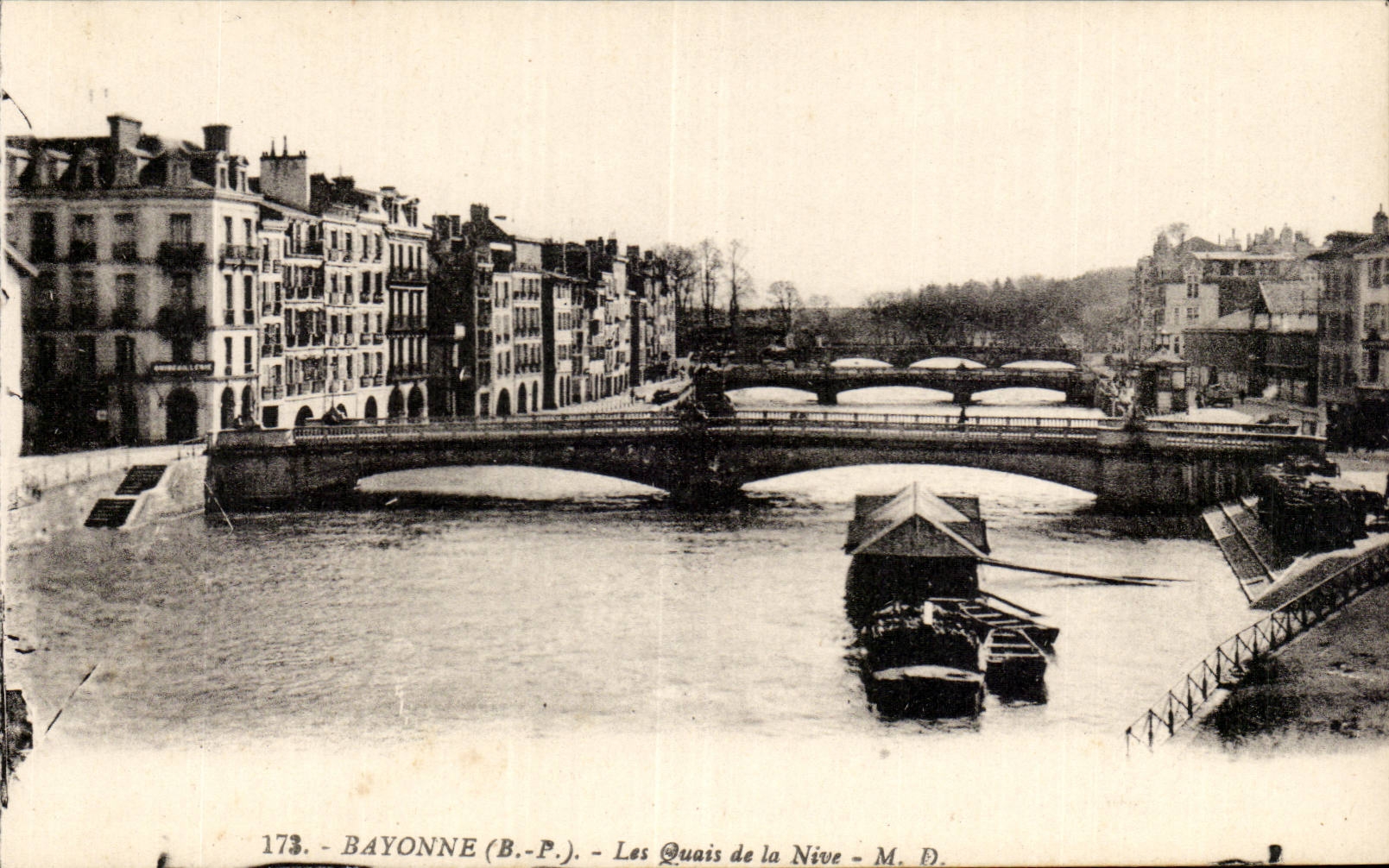 Bayonne - Les Quais de la Nime - CPA 