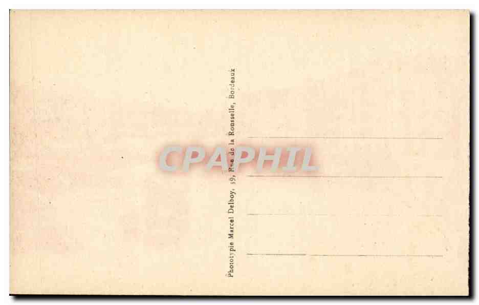 Bayonne - Cathedrale et Place d'Armes - CPA  — Verso