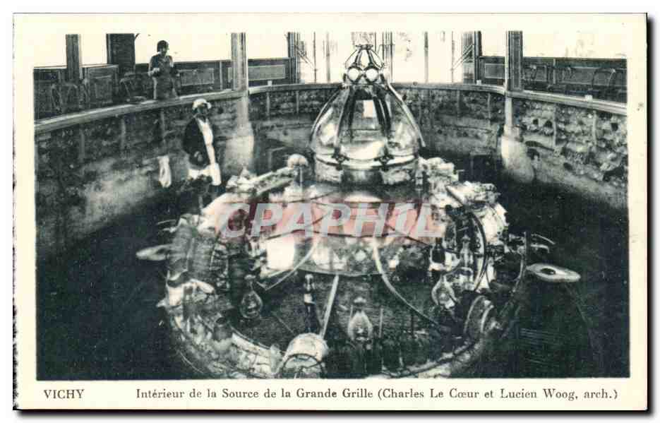 Vichy - Interieur de la Source de la Grande Grille - CPA 
