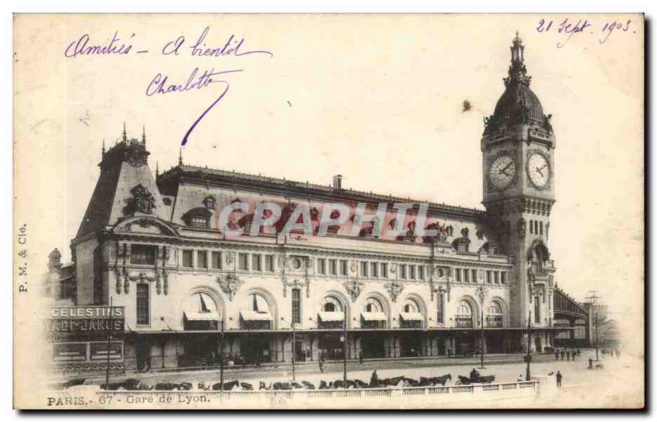 Paris - 12 - Gare du Lyon - CPA 