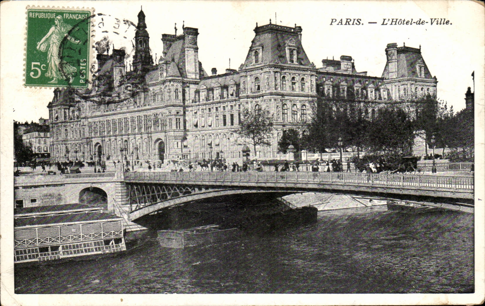 Paris - 4 - L'Hotel de Ville - CPA 