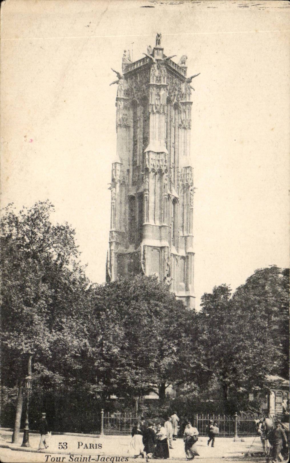 Paris - 4 - Tour Saint Jacques - CPA 