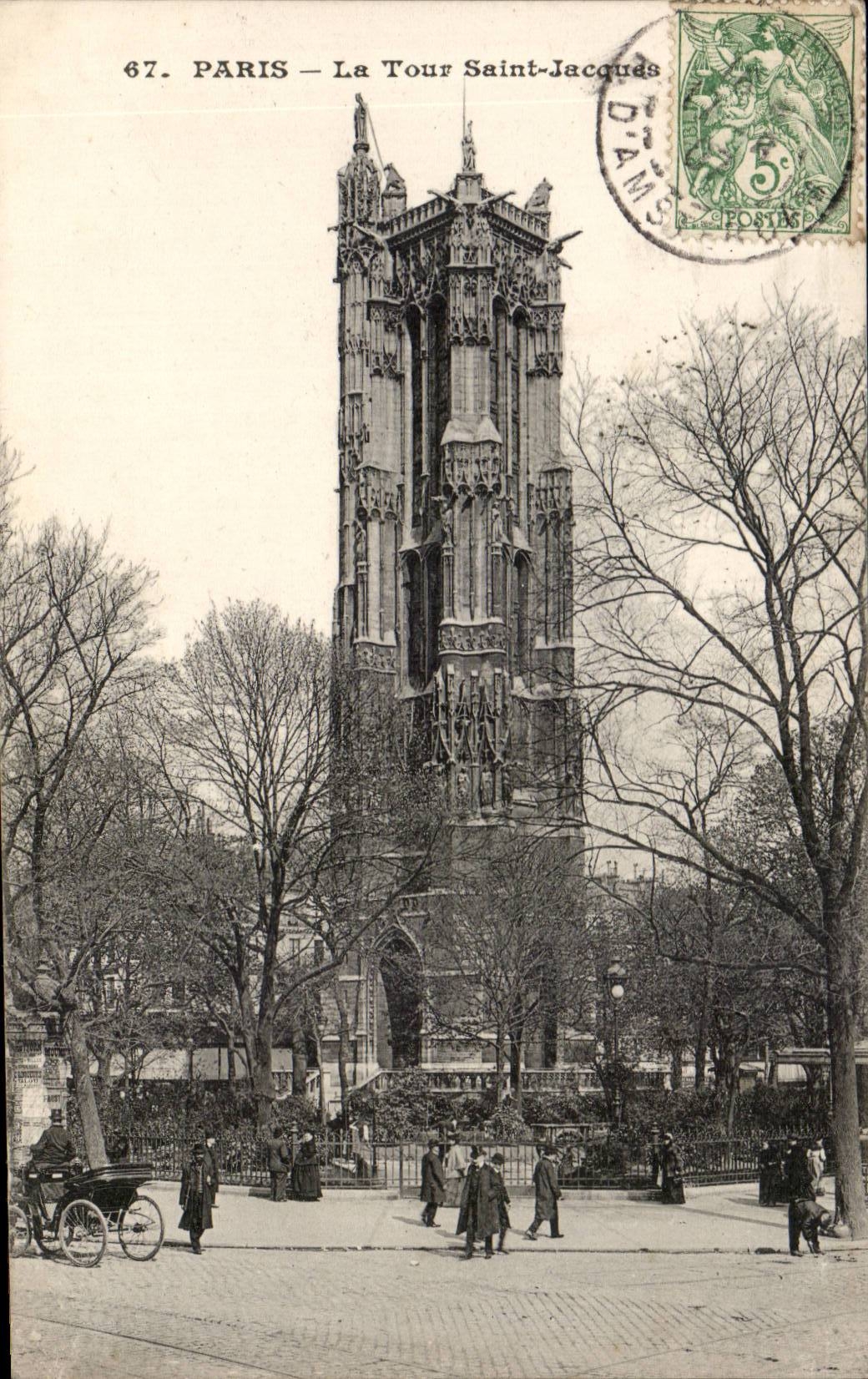 Paris - 4 - Tour Saint Jacques - CPA 