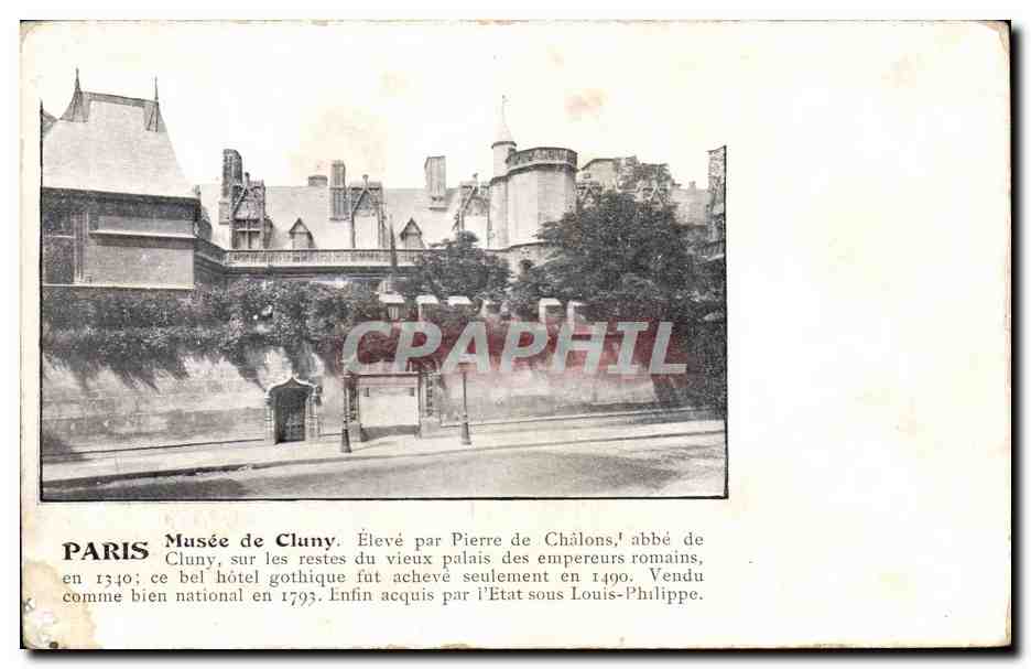 Paris - 5 - Musee du Cluny - CPA 