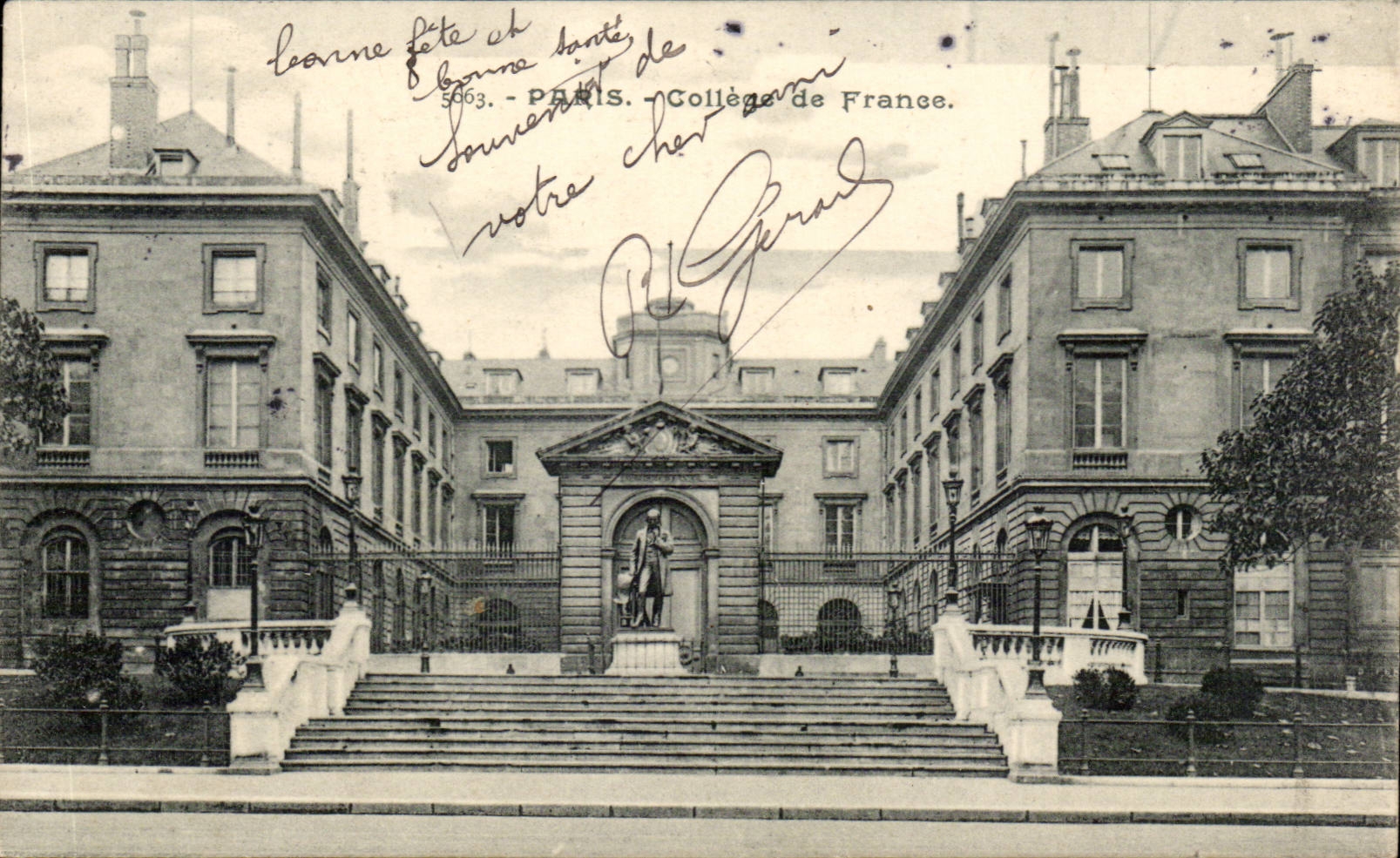 Paris - 5 - College de France- CPA 