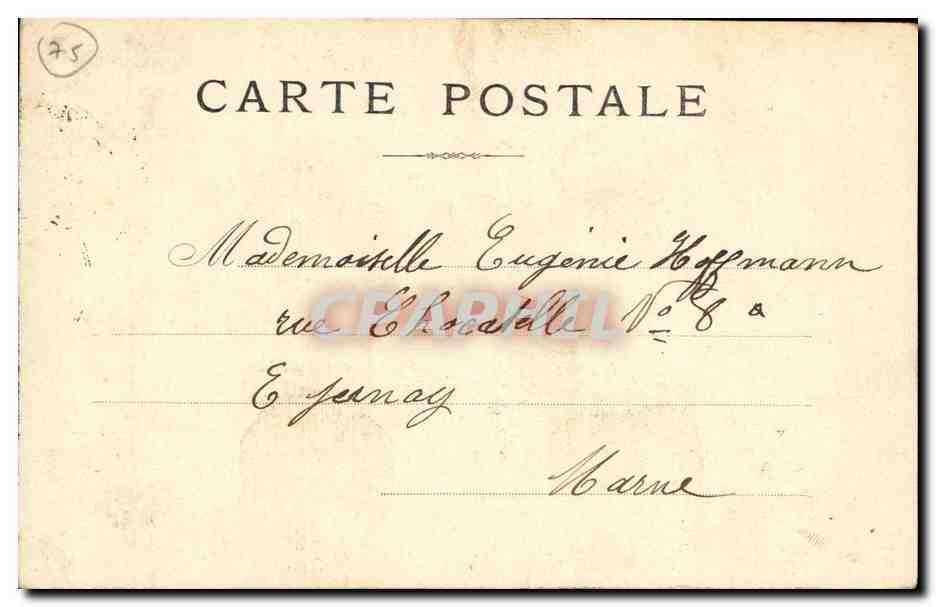 Paris - 11 - Place de la Bastille et colonne de Juillet- CPA  — Rückseite