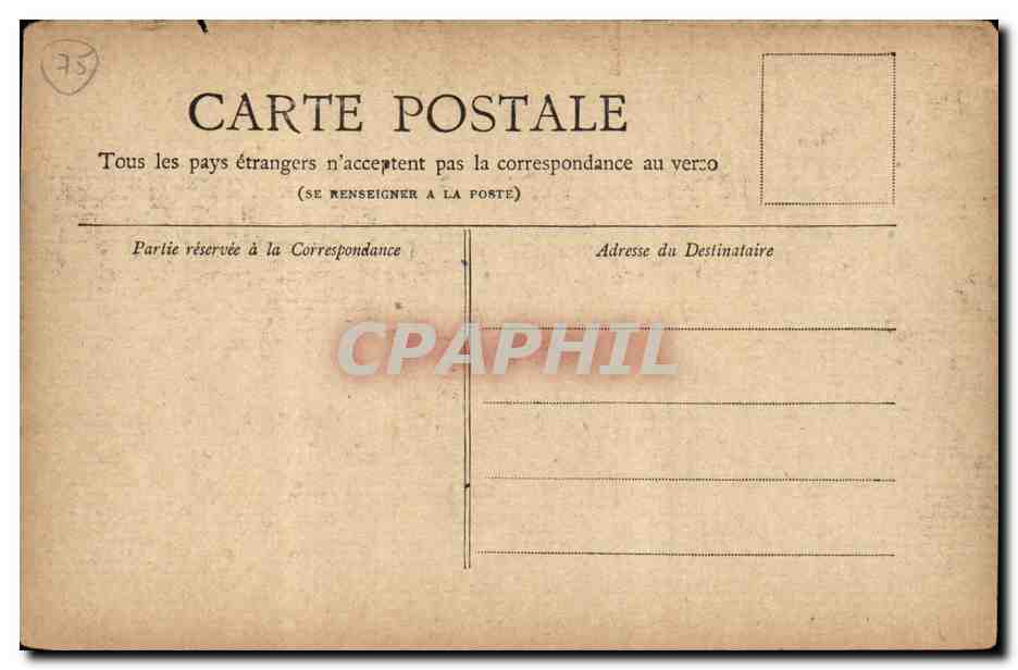 Paris - 10 - Gare de L'Est - CPA  — Rückseite