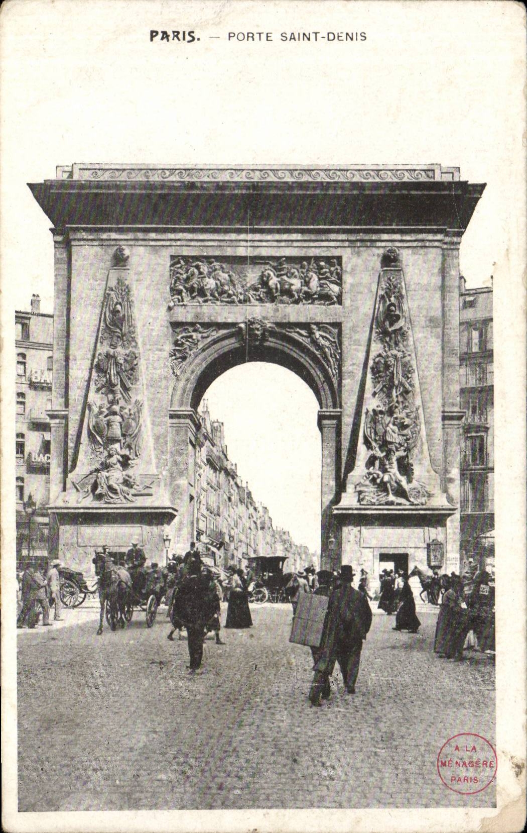 Paris - 10 - La Porte Saint Denis - CPA 