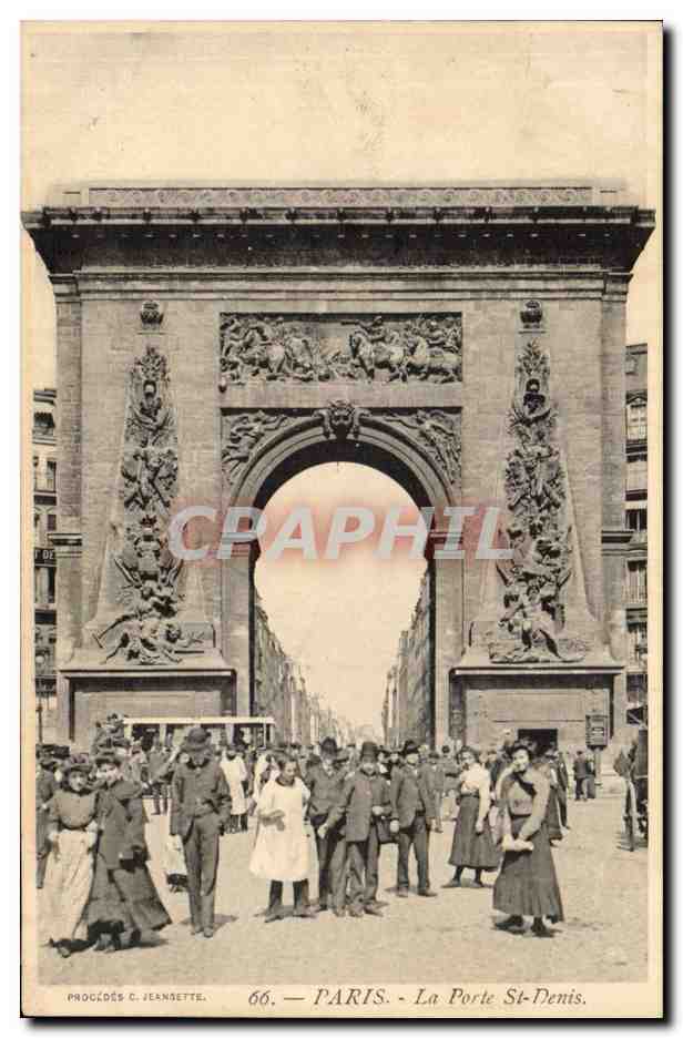 Paris - 10 - La Porte Saint Denis - CPA 