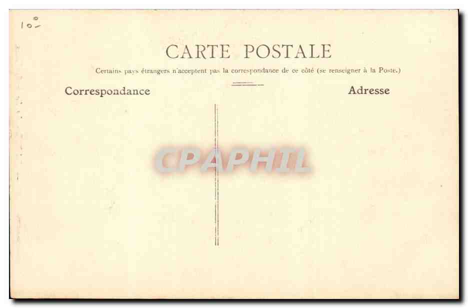 Paris - 10 - La Porte Saint Denis - CPA  — Verso