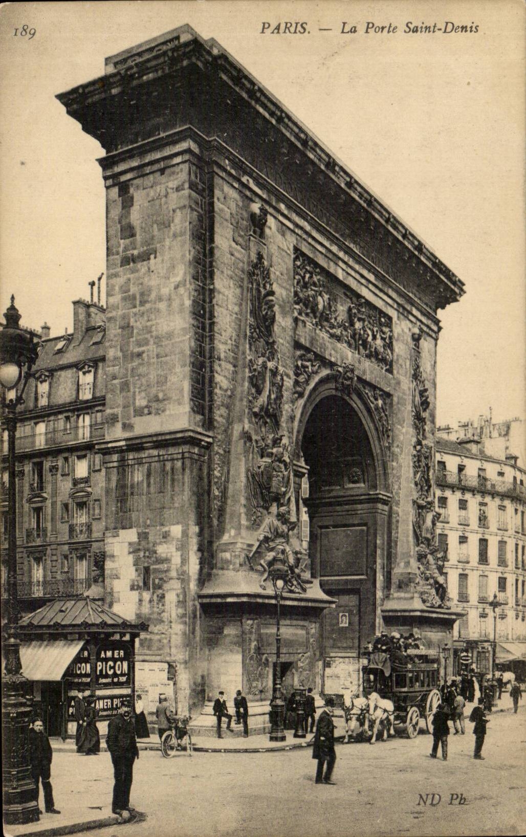 Paris - 10 - La Porte Saint Denis - CPA 
